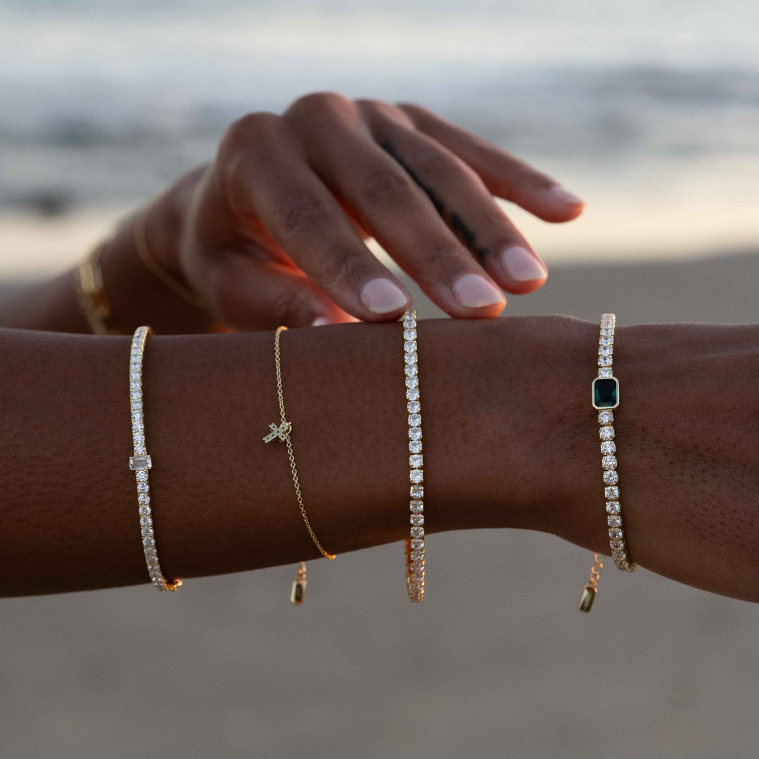 Arden Bangle Bracelet in Gold Vermeil