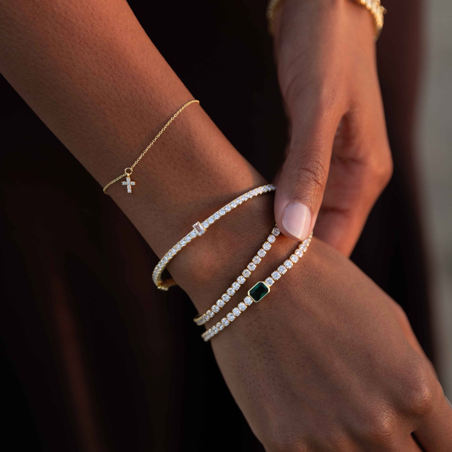 Arden Bangle Bracelet in Gold Vermeil