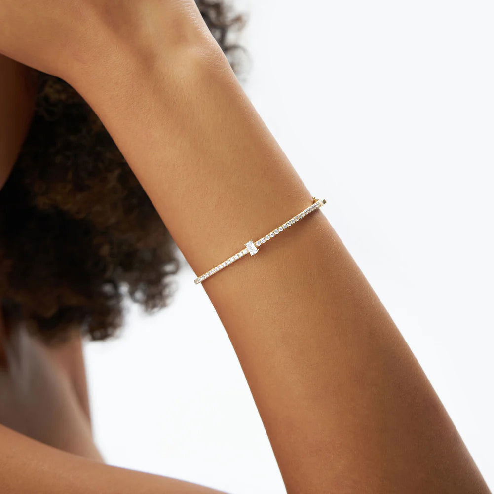 Arden Bangle Bracelet in Gold Vermeil