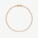 Serena Tennis Bracelet in Rose Gold Vermeil