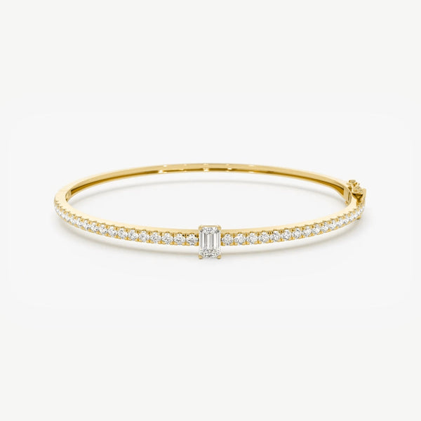 Arden Bangle Bracelet in Gold Vermeil