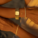 Arden Bangle Bracelet in Gold Vermeil
