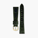 Green Leather Strap 18mm - Gold women's watch- VANNA