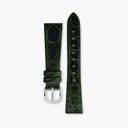 Green Leather Strap 18mm - Stainless Steel women's watch- VANNA