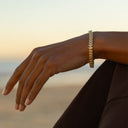 Lyra Oval Tennis Bracelet in Gold Vermeil