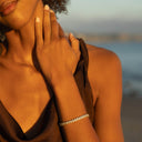 Lyra Oval Tennis Bracelet in Gold Vermeil