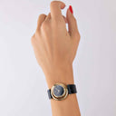 Eclipse Gold Leather Strap - VANNA