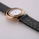 Eclipse Rose Gold Leather Strap - VANNA