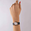 Eclipse Rose Gold Leather Strap - VANNA