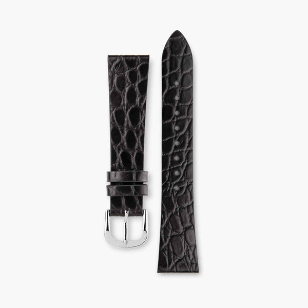 Eclipse Stainless Steel Leather Strap - VANNA
