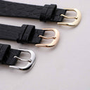Eclipse Stainless Steel Leather Strap - VANNA