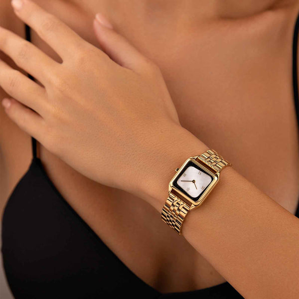 Geminus Sandstone and Pearl women's watch- VANNA