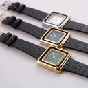 Umbra Gold Leather Strap - VANNA